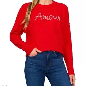 NWT Red Amour Sweater